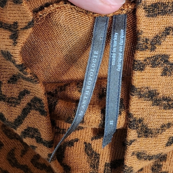 Anthropologie Puff-Sleeved Turtleneck Top XS - Picture 7 of 9